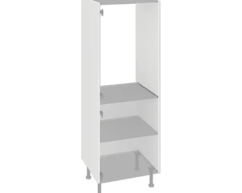 PICCANTE Smart Midischrankkorpus Seitenpaket BxTxH 60 x 55,5 x 176,6 cm SOFT WHITE Clickmontage "Nr. 37"