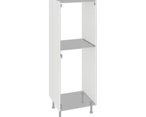 PICCANTE Smart Midischrankkorpus Seitenpaket BxTxH 60 x 55,5 x 176,6 cm SOFT WHITE Clickmontage "Nr. 37"