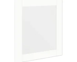 PICCANTE Smart Schranktür mit Glas für Oberschrank 60 x 70 cm Landhaus weiß matt "T"