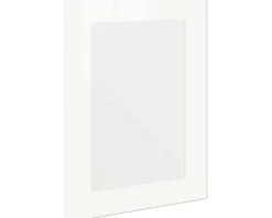 PICCANTE Smart Schranktür mit Glas für Oberschrank 50 x 70 cm weiß hochglanz foliert "S"