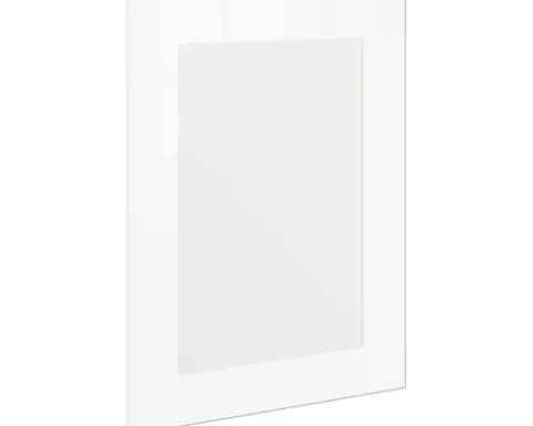 PICCANTE Smart Schranktür mit Glas für Oberschrank 50 x 70 cm weiß hochglanz foliert "S"