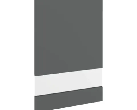 PICCANTE Smart Segmentglastür für Oberschrank 60 x 89,2 cm MATT ANTHRACITE "R"