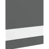 PICCANTE Smart Segmentglastür für Oberschrank 60 x 70 cm MATT ANTHRACITE "P"
