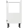 PICCANTE Smart Spülen-Unterschrankkorpus für 1 Drehtür BxTxH 45 x 55,5 x 87 cm SOFT WHITE Clickmontage "Nr. 33"