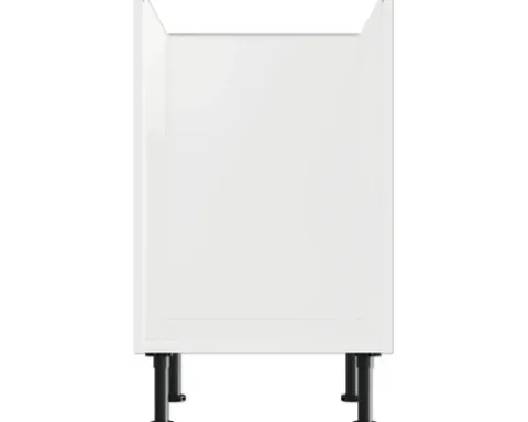 PICCANTE Smart Unterschrankkorpus für 1 Schubkasten und 2 Auszüge BxTxH 50 x 55,5 x 87 cm SOFT WHITE Clickmontage "Nr. 20"