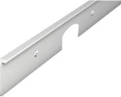 PICCANTE Verbindungsprofil Aluminium für Arbeitsplatten mit 28 mm Stärke und PP-Kante Radius 1,5 mm Länge: 635 mm