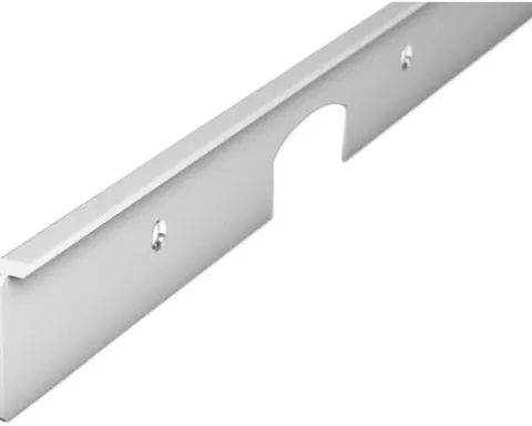 PICCANTE Verbindungsprofil Aluminium für Arbeitsplatten mit 28 mm Stärke und PP-Kante Radius 1,5 mm Länge: 635 mm