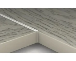 PICCANTE Verbindungsprofil Aluminium für Arbeitsplatten mit 28 mm Stärke und PP-Kante Radius 1,5 mm Länge: 635 mm