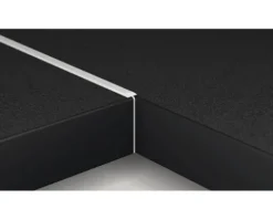 PICCANTE Verbindungsprofil Aluminium für Arbeitsplatten mit 38 mm Stärke und PP-Kante Radius 1,5 mm Länge: 635 mm
