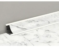 PICCANTE Wandabschlussleiste WAP 30 White Carrara Marmor EHW402 Länge: 590 mm