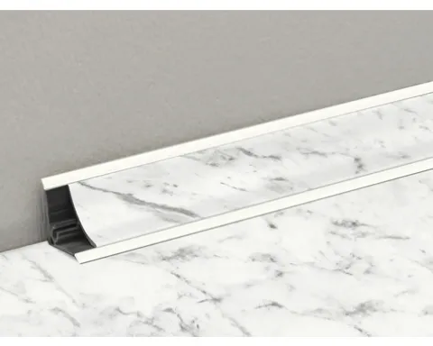 PICCANTE Wandabschlussleiste WAP 30 White Carrara Marmor EHW402 Länge: 590 mm