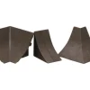 PICCANTE Zubehörset für Wandabschlussleiste Dark Brown K5579 WAP