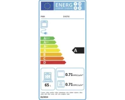 PKM Herdset EHS7IX Nutzvolumen 65 l Maße BxHxT 59,5 cm x 60 cm x 55 cm