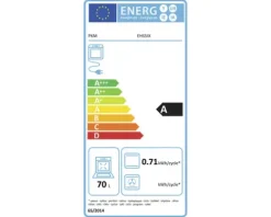 PKM Herdset EHS5IX Nutzvolumen 65 l Maße BxHxT 59,5 cm x 64,7 cm x 55 cm