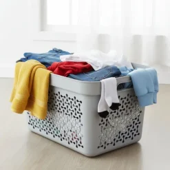 Plastard Wäschekorb 3er-Set, Weiß 20 L – Stabilen Kunststoff Wäschebehälter mit Griffen, BPA-Frei, stapelbar & vielseitig, Ideal für Schmutzwäsche & Aufbewahrung im Haushalt