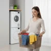 Plastard Wäschekorb 3er-Set, Pink 20 L – Stabilen Kunststoff Wäschebehälter mit Griffen, BPA-Frei, stapelbar & vielseitig, Ideal für Schmutzwäsche & Aufbewahrung im Haushalt