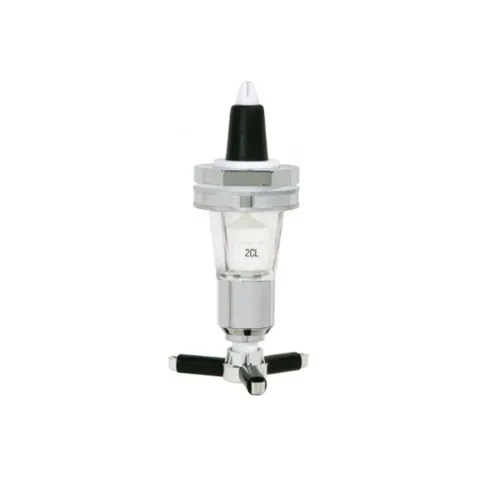 Portionierer, Ausgießer Dosierer für 0,7 - 1,0 L Flaschen, silber, 40 ml