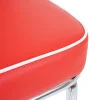 PROREGAL 2er-Set Barhocker Diner Sitzhöhe 70cm Retro 50er Jahre Design Kunstleder Rot-Weiß Barstuhl Tresenhocker