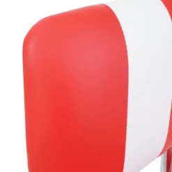 PROREGAL 2er-Set Barhocker Diner Sitzhöhe 70cm Retro 50er Jahre Design Kunstleder Rot-Weiß Barstuhl Tresenhocker