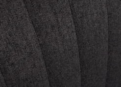 PROREGAL 2er-Set Barhocker gepolstert mit Lehne, Sitzhöhe 66-90cm, mit Armlehne Fußablage drehbar Stoff/Textil Eisen, Dunkelgrau Fuß Schwarz, Barstuhl
