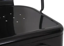 PROREGAL 4er-Set Barhocker mit Lehne Sitzhöhe 77cm Metall Industriedesign Schwarz Barstuhl Tresenhocker mit Lehne