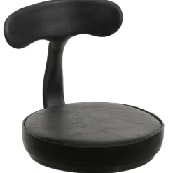 PROREGAL 2er-Set Barhocker mit Lehne Sitzhöhe 58-82cm höhenverstellbar drehbar Fußablage Industrial Stahl Kunstleder Schwarz Barstuhl