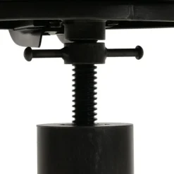 PROREGAL 2er-Set Barhocker mit Lehne Sitzhöhe 58-82cm höhenverstellbar drehbar Fußablage Industrial Stahl Kunstleder Schwarz Barstuhl