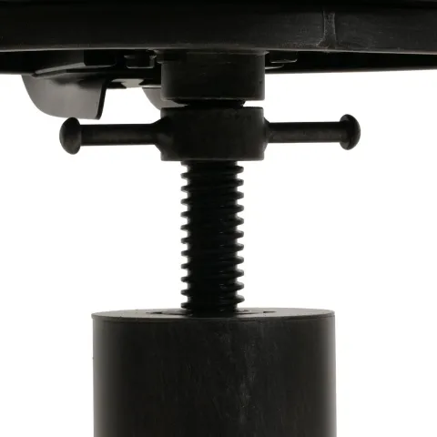 PROREGAL 2er-Set Barhocker mit Lehne Sitzhöhe 58-82cm höhenverstellbar drehbar Fußablage Industrial Stahl Kunstleder Schwarz Barstuhl