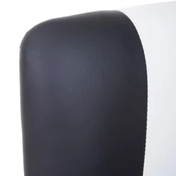 PROREGAL 2er-Set Barhocker Diner Sitzhöhe 70cm Retro 50er Jahre Design Kunstleder Schwarz-Weiß Barstuhl Tresenhocker