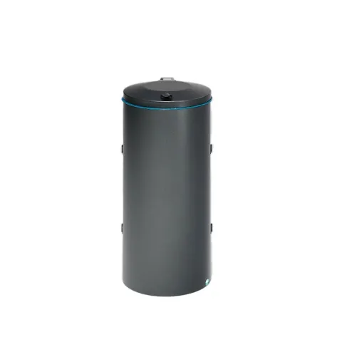 PROREGAL Robuster Abfallsammler Mit Deckel Doppeltür 150 Liter HxBxT 98 x 50 x 50 cm Stahl Grau
