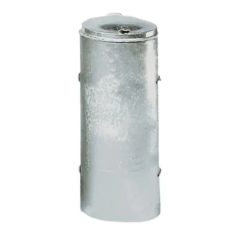 PROREGAL Robuster Abfallsammler Mit Deckel Einflügeltür 70 Liter HxBxT 90 x 45 x 45 cm Stahl Feuerverzinkt