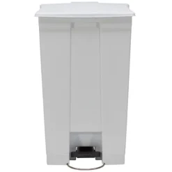 PROREGAL Rubbermaid Robuster Pedaleimer 87 Liter HxBxT 82,6 x 41 x 50,2 cm Aus Konformen Polyethylen Weiß