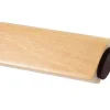 PROREGAL Barhocker drehbar und einfach Sitzhöhe 67cm Holz Kunstleder drehbar Creme helle Beine Barstuhl Tresenhocker
