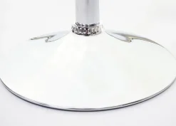 PROREGAL Barhocker gepolstert und höhenverstellbar mit Lehne Sitzhöhe 61-81cm Grau Stoff/Textil Fuß chrom Barstuhl Tresenhocker