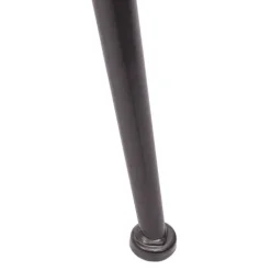 PROREGAL Barhocker gepolstert mit Lehne, Sitzhöhe 66-76cm, höhenverstellbar Industrial Wildleder-Optik, vintage Grau, Barstuhl Tresenhocker Drehhocker