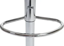 PROREGAL Barhocker mit Lehne Sitzhöhe 62-83cm höhenverstellbar Kunstleder Bordeaux Barstuhl Tresenhocker