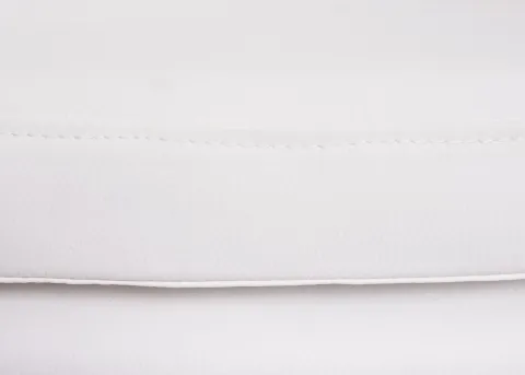 PROREGAL Barhocker Oslo mit Lehne Sitzhöhe 79cm Kunstleder Weiß Barstuhl Tresenhocker