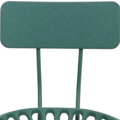 PROREGAL Barhocker Sitzhöhe 50-64cm höhenverstellbar drehbar Fußablage Industrial Metall Grün Barstuhl Tresenhocker