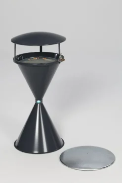 PROREGAL Bodenronde Für Klassischen Standascher HxBxT 0,2 x 44 x 44 cm Stahlblech Grau