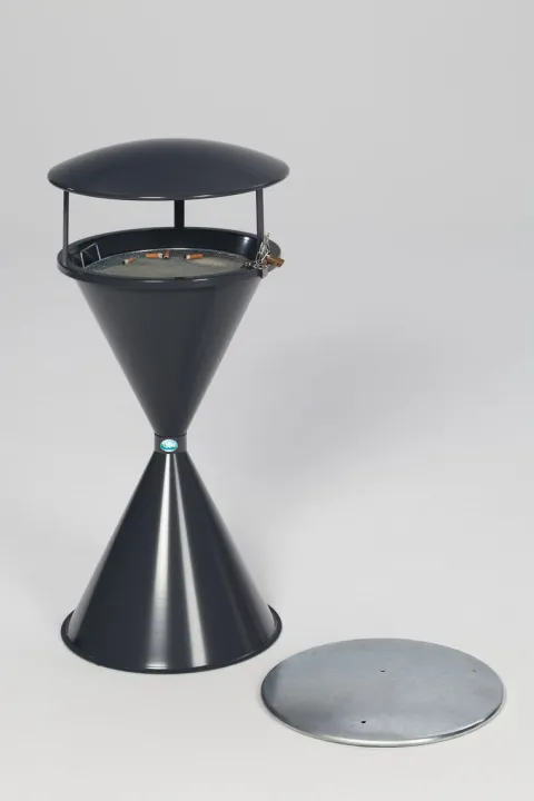 PROREGAL Bodenronde Für Klassischen Standascher HxBxT 0,2 x 44 x 44 cm Stahlblech Grau