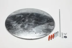 PROREGAL Bodenronde Für Klassischen Standascher HxBxT 13 x 39 x 55 cm Stahlblech Grau