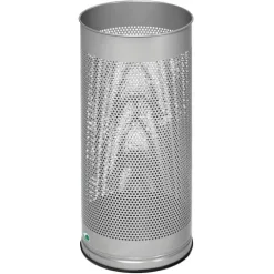 PROREGAL Dekorativer Schirmständer Gelocht HxBxT 61 x 27 x 27 cm Verzinkter Stahl Silber
