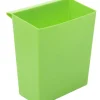 PROREGAL Einsatzbehälter Für Viereckigen Kegelförmigen Papierkorb HxBxT 26,5 x 15 x 24 cm Kunststoff Grün