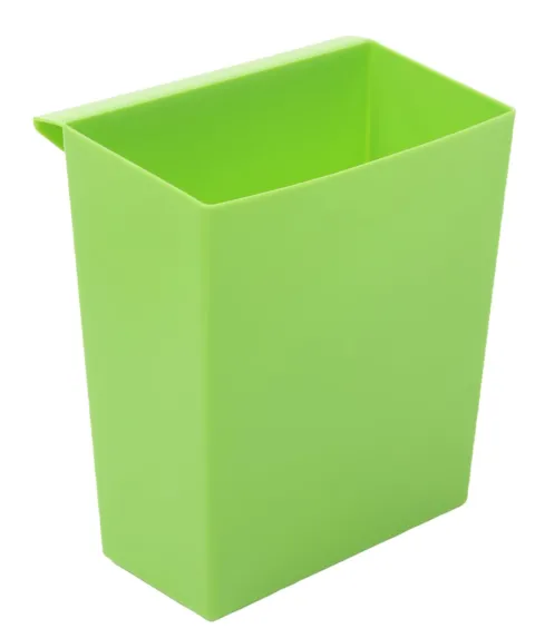 PROREGAL Einsatzbehälter Für Viereckigen Kegelförmigen Papierkorb HxBxT 26,5 x 15 x 24 cm Kunststoff Grün