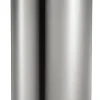 PROREGAL Ellipsenförmiger Treteimer Aus Gebürstetem Edelstahl 40 Liter HxBxT 68 x 35,5 x 39,6 cm Silber
