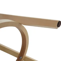 PROREGAL 2er-Set Barhocker drehbar und einfach Sitzhöhe 67cm Holz Kunstleder drehbar Schwarz helle Beine Barstuhl Tresenhocker