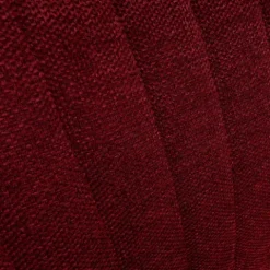 PROREGAL 2er-Set Barhocker gepolstert mit Lehne, Sitzhöhe 66-90cm, mit Armlehne Fußablage drehbar Stoff/Textil Eisen, Bordeaux Fuß Schwarz, Barstuhl