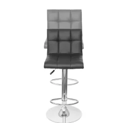 PROREGAL 2er-Set Barhocker gepolstert mit Lehne Sitzhöhe 63-87cm höhenverstellbar Samt Rosa Fuß Schwarz| Tresenhocker Barstuhl