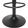 PROREGAL 2er-Set Barhocker gepolstert mit Lehne Sitzhöhe 63-83cm höhenverstellbar drehbar Stoff Chenille Dunkelgrau| Tresenhocker Barstuhl