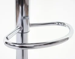 PROREGAL 2er-Set Barhocker gepolstert und höhenverstellbar mit Lehne Sitzhöhe 61cm Schwarz Kunstleder Barstuhl Tresenhocker